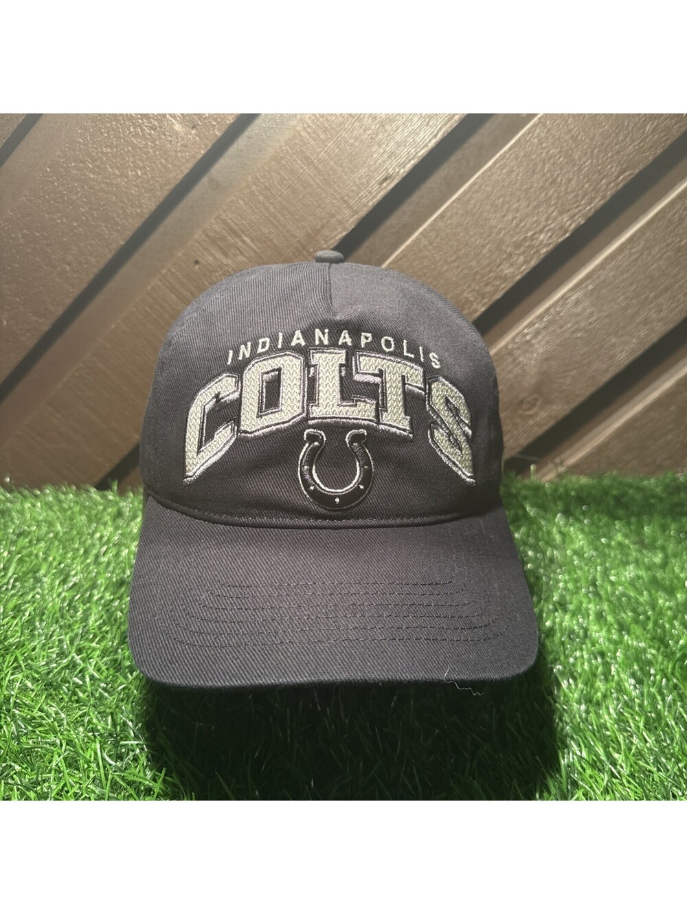 47 Brand Indianapolis Colts Snapback Hat Cap Black NFL Football Adjustable